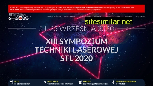 sympozjumtechnikilaserowej.pl alternative sites