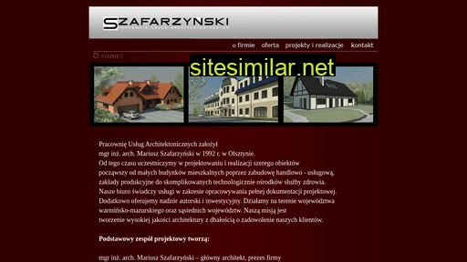 szafarzynski-architekt.pl alternative sites
