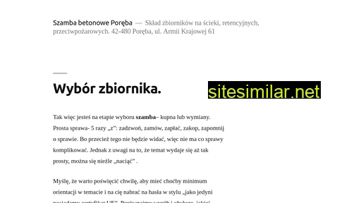 szamba.com.pl alternative sites
