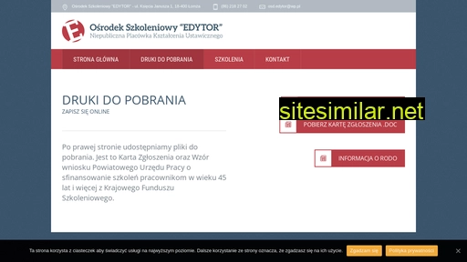 szkoleniaedytor.pl alternative sites