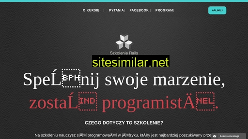szkolenierails.pl alternative sites