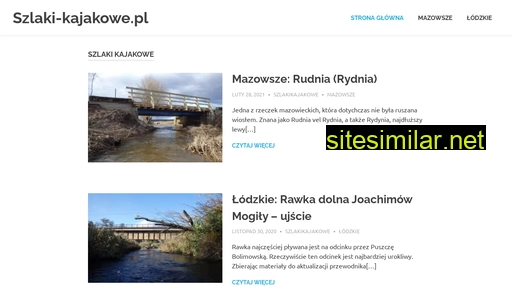 szlaki-kajakowe.pl alternative sites
