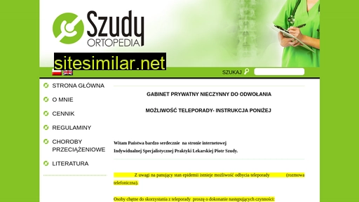 szudyortopedia.pl alternative sites