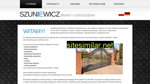 Szuniewicz similar sites