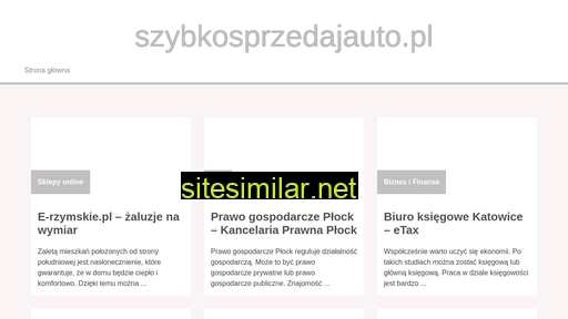 szybkosprzedajauto.pl alternative sites