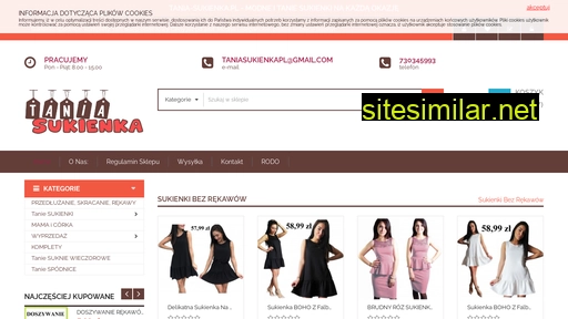 Tania-sukienka similar sites
