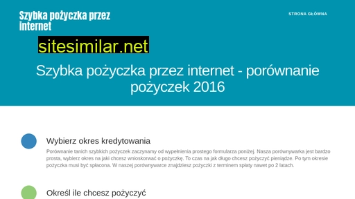 taniaszybkapozyczka.pl alternative sites
