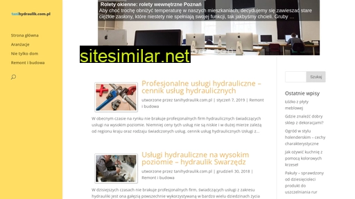 tanihydraulik.com.pl alternative sites