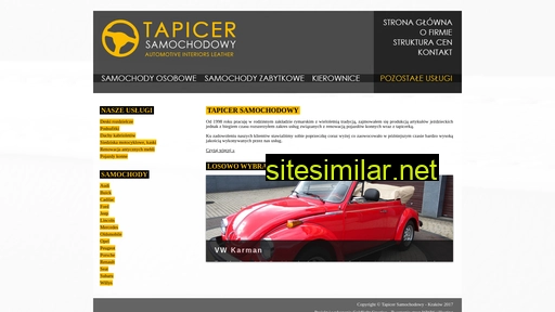 Tapicer-samochodowy similar sites