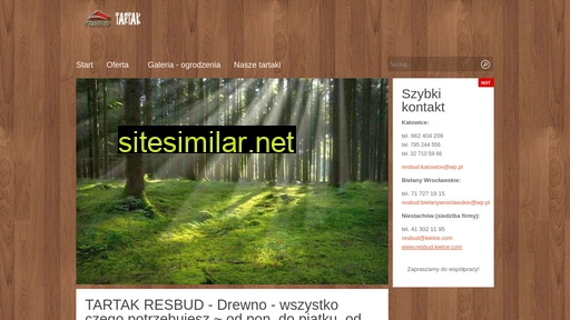 tartak-resbud.pl alternative sites