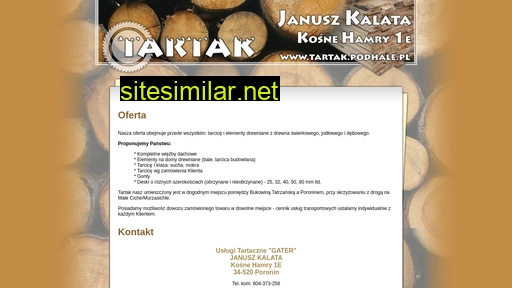 tartak.podhale.pl alternative sites