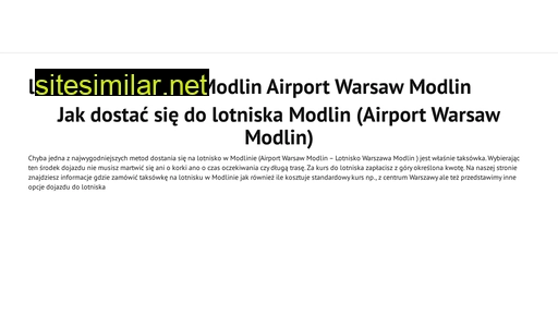 taximodlin.pl alternative sites