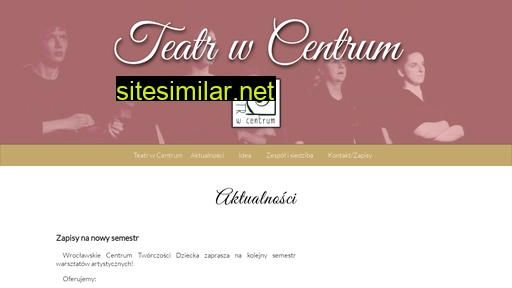 teatrwcentrum.pl alternative sites