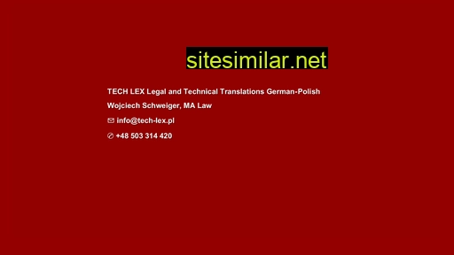 tech-lex.pl alternative sites
