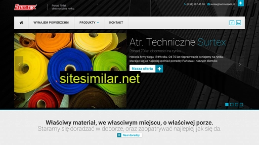 technotextil.pl alternative sites