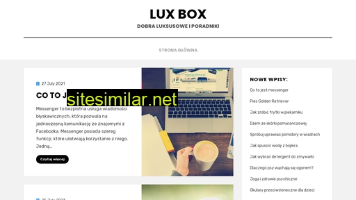 Theluxbox similar sites
