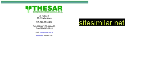 thesar.waw.pl alternative sites