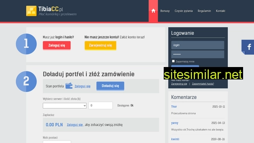 tibiacc.pl alternative sites
