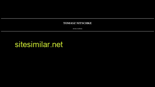 tomasznitschke.pl alternative sites