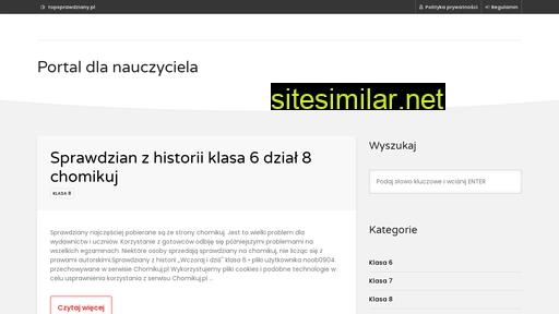 topsprawdziany.pl alternative sites
