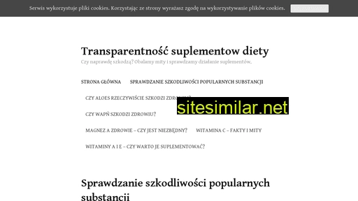 Transparency similar sites