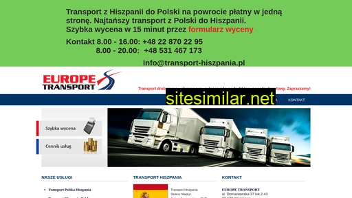 transport-hiszpania.pl alternative sites