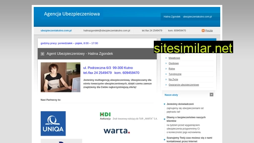 ubezpieczeniakutno.com.pl alternative sites