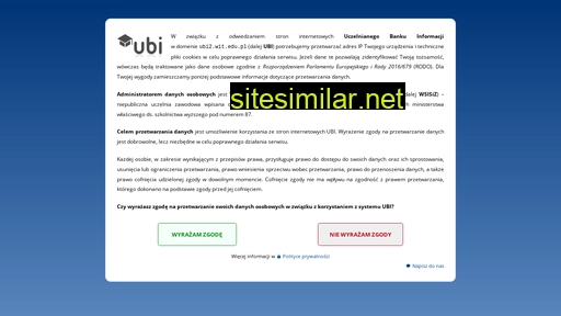 ubi2.wit.edu.pl alternative sites