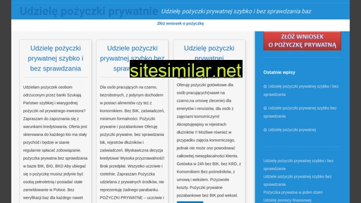 udzielepozyczkiprywatnejszybko.pl alternative sites