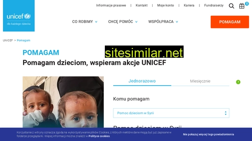 unicef.pl alternative sites