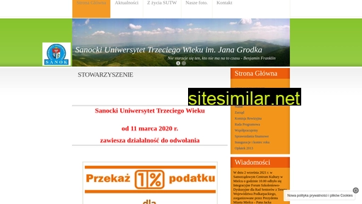 uniwersytetsanok.pl alternative sites