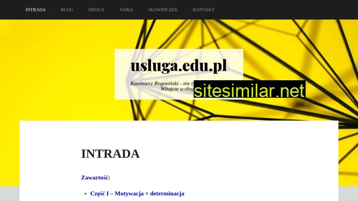 usluga.edu.pl alternative sites