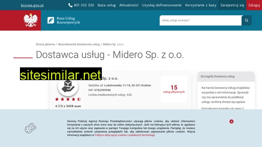 uslugirozwojowe.parp.gov.pl alternative sites
