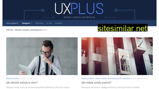 Uxplus similar sites