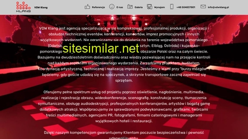 vdwklang.pl alternative sites