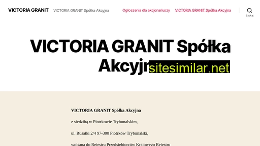 victoriagranit.pl alternative sites