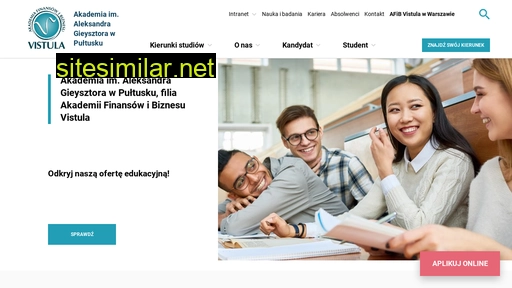 vistula.edu.pl alternative sites