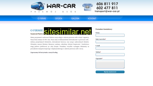 war-car.pl alternative sites