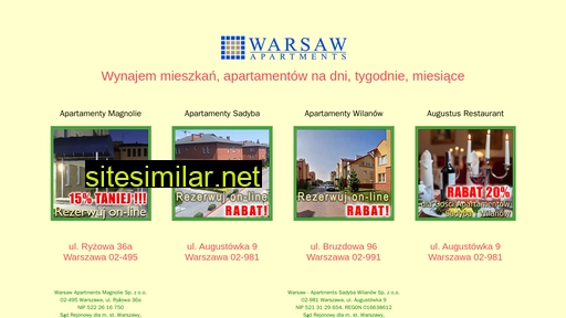 warsaw-apartments.com.pl alternative sites