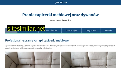 Warszawa-pranie-dywanow similar sites