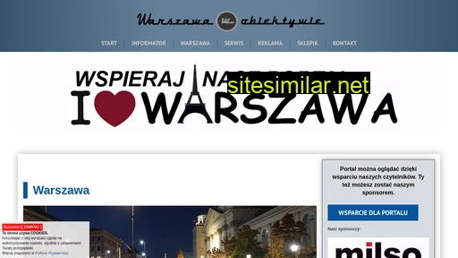 Warszawawobiektywie similar sites