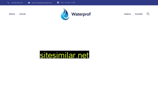 waterprof.pl alternative sites