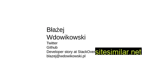 wdowikowski.pl alternative sites