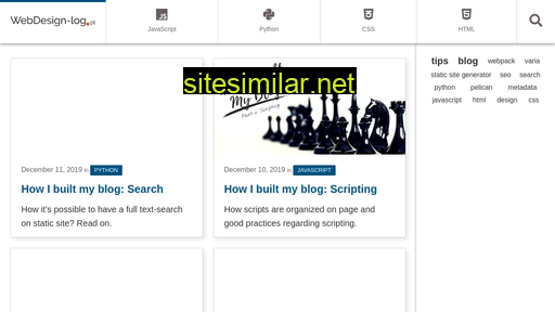 Webdesign-log similar sites