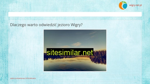 Wigry similar sites