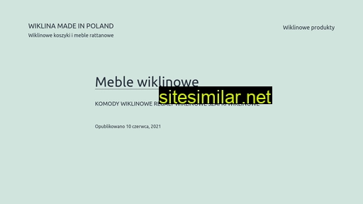wiklinowekoszyki.pl alternative sites