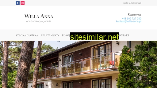 willa-anna.pl alternative sites