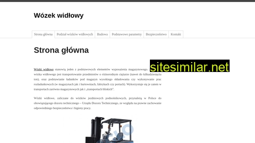 Wozek-widlowy similar sites