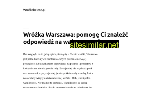 wrozkahelena.pl alternative sites