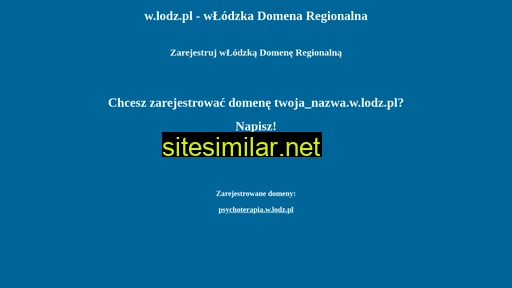w.lodz.pl alternative sites